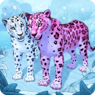 北极豹家族雪林模拟(Snow Leopard Family Sim)